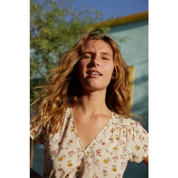 💕CHRISTY DAWN💕 The Dawn Dress ~ Cream Garden Floral Print Small S NWT - Picture 9 of 16